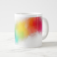 Rainbow Colours Modern Colourful Abstract Art
