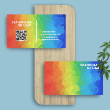 Rainbow Colours | Modern Professional QR Code LGBT