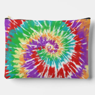Rainbow Colours Retro Tie Dye Toiletry Bag