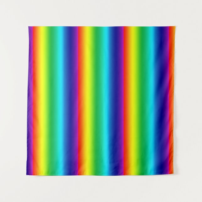 Rainbow Colours Spectrum Tapestry (Front)