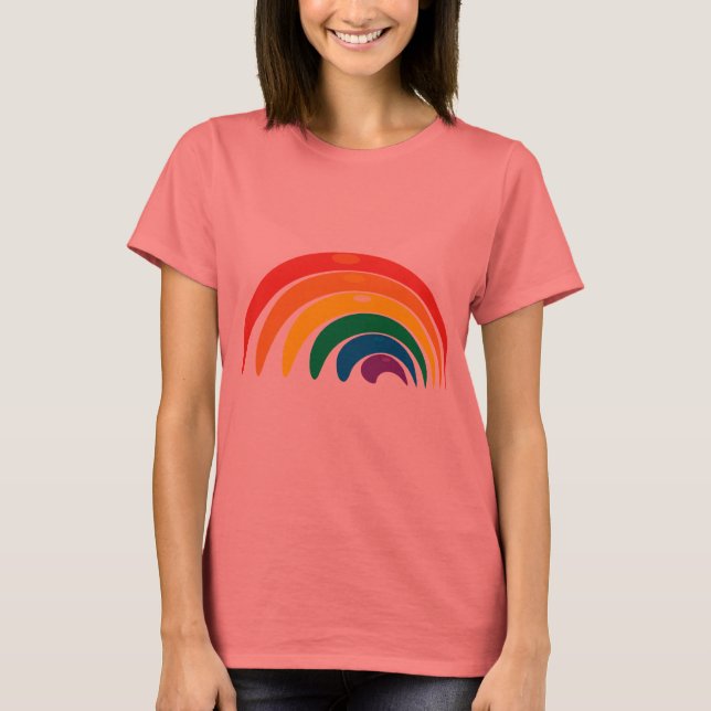 Rainbow Colours T-Shirt (Front)