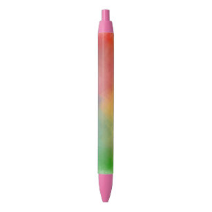 Rainbow Colours Trendy Template Pink Red Orange Blue Ink Pen