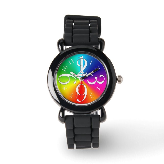 Rainbow colours watch (Front)