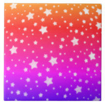Rainbow Colours with Stars