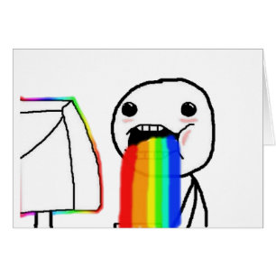 Rainbow Computer face