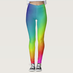 rainbow corner leggings
