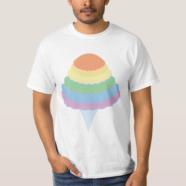Rainbow Cotton Candy  T-Shirt (Front)