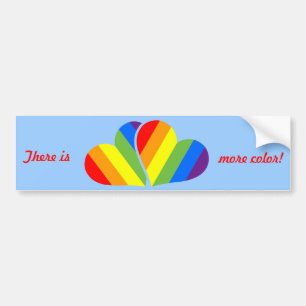 Rainbow Couple Bumper Sticker