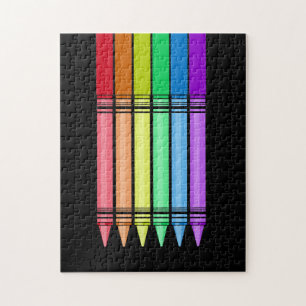 Rainbow Crayon Jigsaw Puzzle
