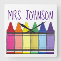 Rainbow Crayons School Teacher Art Supplies Pride
