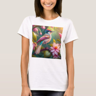 Rainbow crested Jay Fantasy Bird T-Shirt