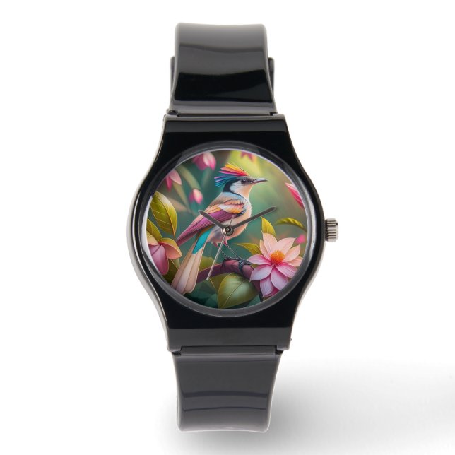 Rainbow crested Jay Fantasy Bird Watch (Front)