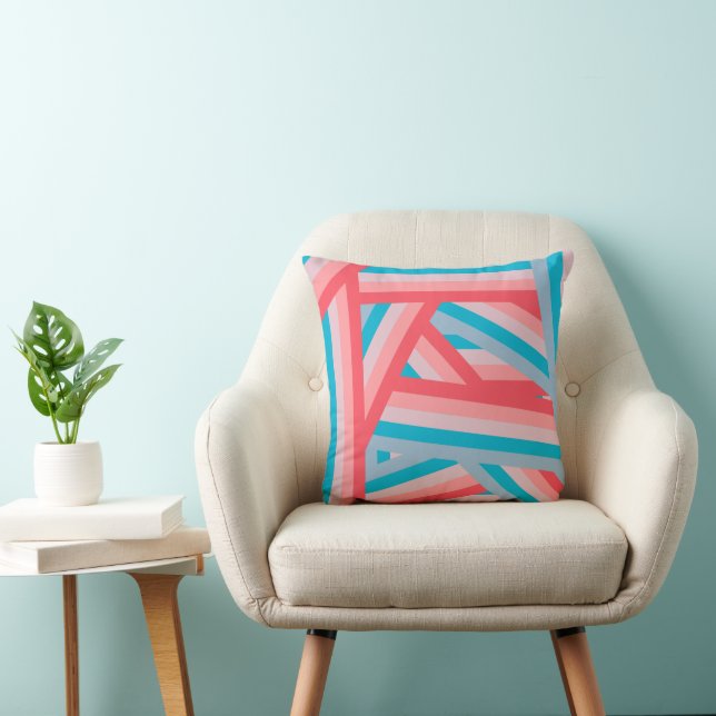 Rainbow Crisscross  Cushion (Chair)