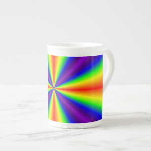 Rainbow Cross Bone China Mug