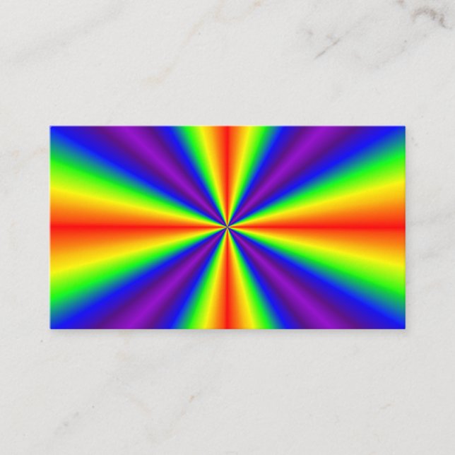 Rainbow Cross Business Card (Front)