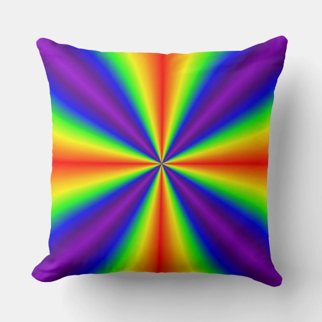 Rainbow Cross Cushion (Front)