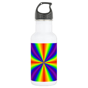 Rainbow Cross Glass Tumbler 532 Ml Water Bottle