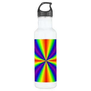 Rainbow Cross Glass Tumbler 710 Ml Water Bottle