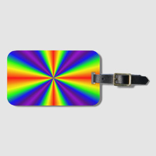Rainbow Cross Luggage Tag
