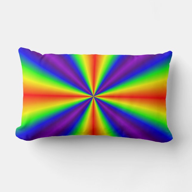 Rainbow Cross Lumbar Cushion (Front)