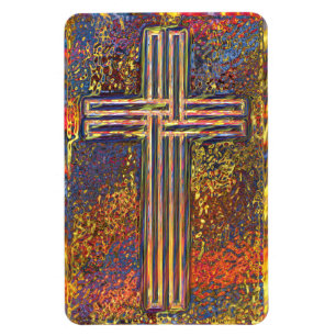 RAINBOW CROSS Magnet