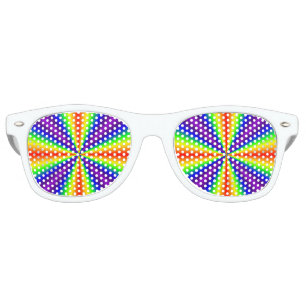 Rainbow Cross Retro Sunglasses