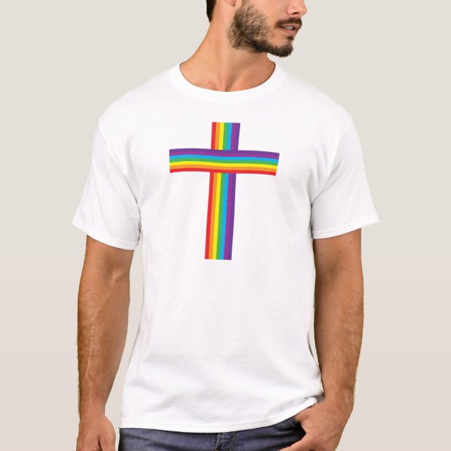 Rainbow CROSS T-Shirt (Front)