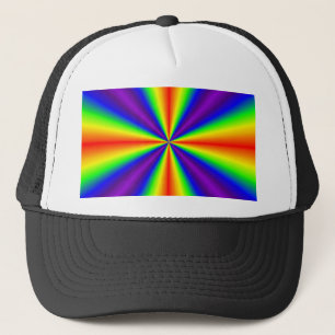 Rainbow Cross Trucker Hat