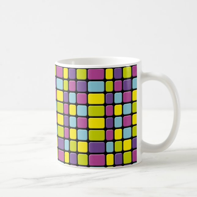 Rainbow Cubes Coffee Mug (Right)