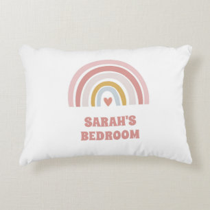 RAINBOW CUSHION TO CUSTOMISE OR PERSONALISE TEXT