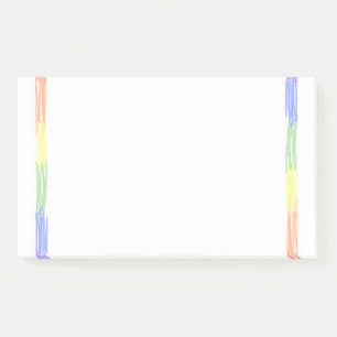 Rainbow custom name notepad