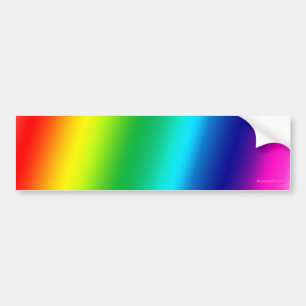 Rainbow (Customisable!) Bumper Sticker