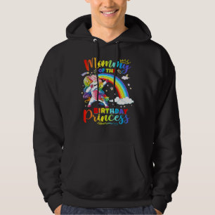 Rainbow Dabbings Unicorn Mummy Of The Birthday Pri Hoodie