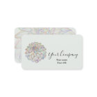 Rainbow Dahlia Business Card