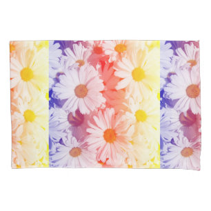 Rainbow Daisies Pillowcase