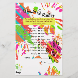 Rainbow Daisy Strip Design