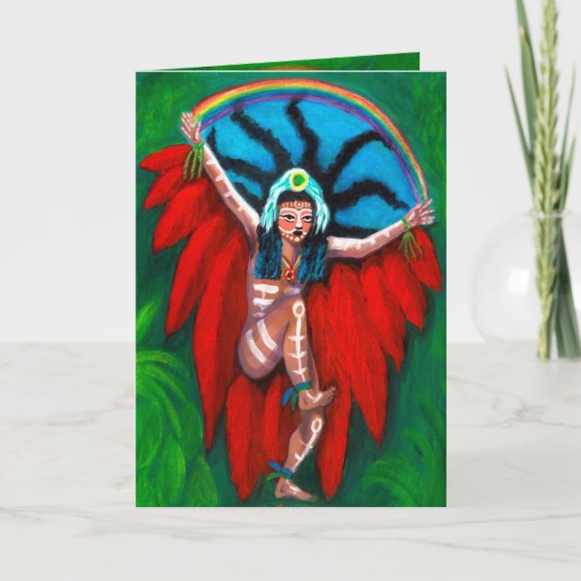 rainbow dance prayer ... card (Front)