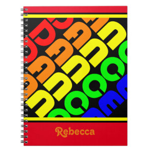 Rainbow Dance Spiral Notebook