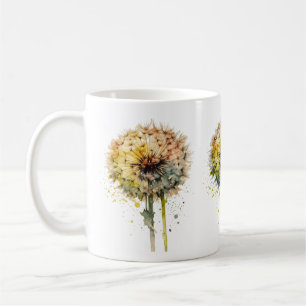 Rainbow Dandelion Coffee Mug