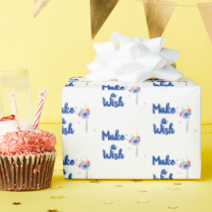Rainbow Dandelion Make a Wish WiWrapping Paper