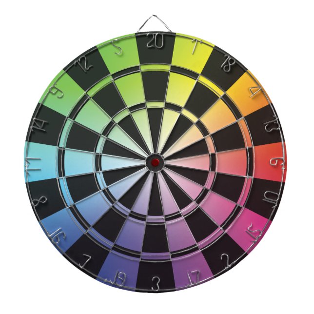 Rainbow Dartboard 3 (Front)