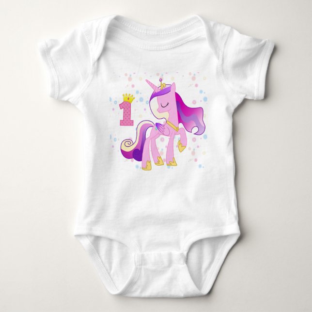 RAINBOW DASH BABY BODYSUIT (Front)