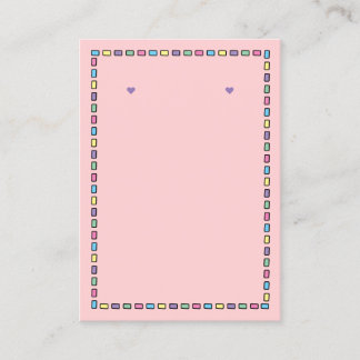 Rainbow Dash Frame Template - Earring Display Card
