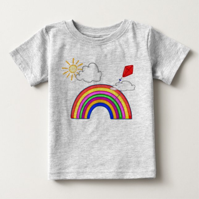 Rainbow Day Baby T-Shirt (Front)