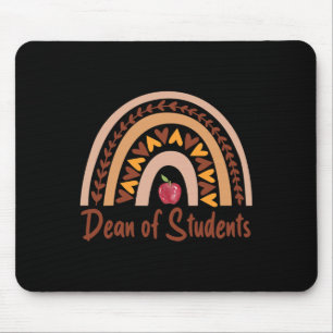 Rainbow Dean of Students Back to School Appreciati Mouse Pad