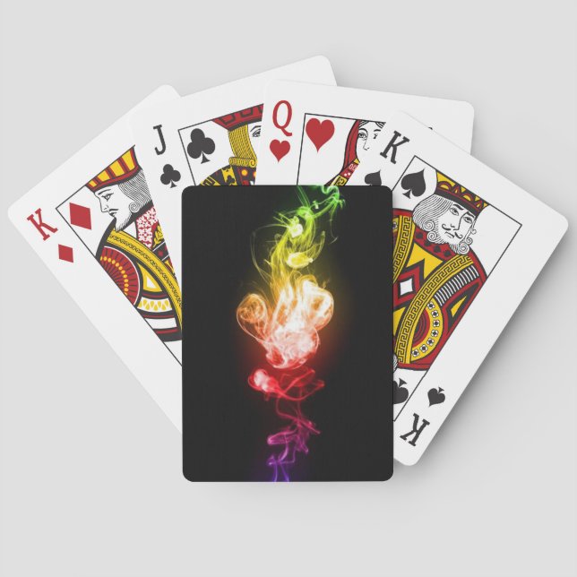 rainbow deck playing cards (Back)