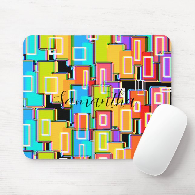 Rainbow Deco Home Living  Abstract    Mouse Pad (With Mouse)