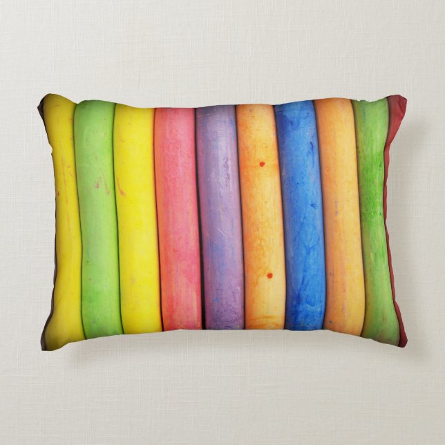 rainbow decorative cushion (Front)
