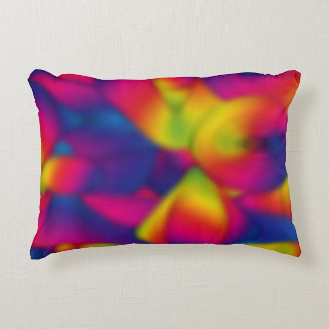 Rainbow Design Decorative Cushion (Front)