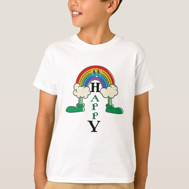 Rainbow Design T-Shirt (Front)
